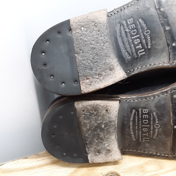 Bed Stu Men's 11½ Leather Monk Strap Oxford Shoes - Picture 9 of 12